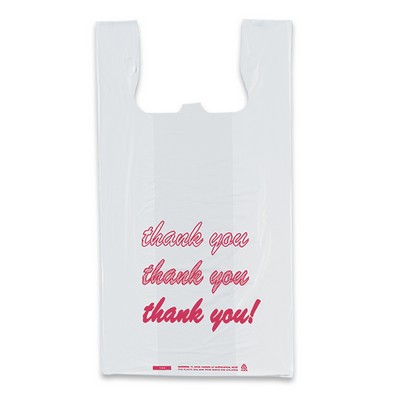 "Thank You" - T-Shirt Style Stock Bag (12" x 7" x 23")