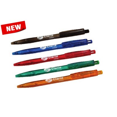 Plastic Click Top Ball Point Pen