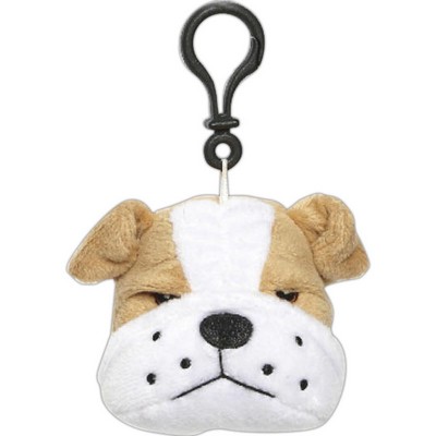 School Mascot Backpack Clip - Bulldog