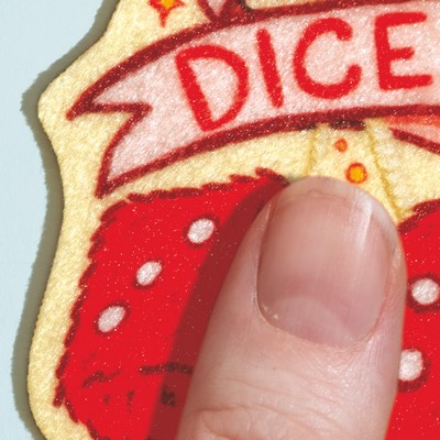 Fuzzy Die Cut Stickers