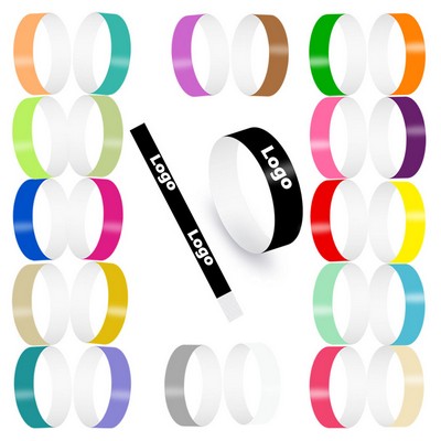 Custom Solid Color Wristbands with Full Color Imprint